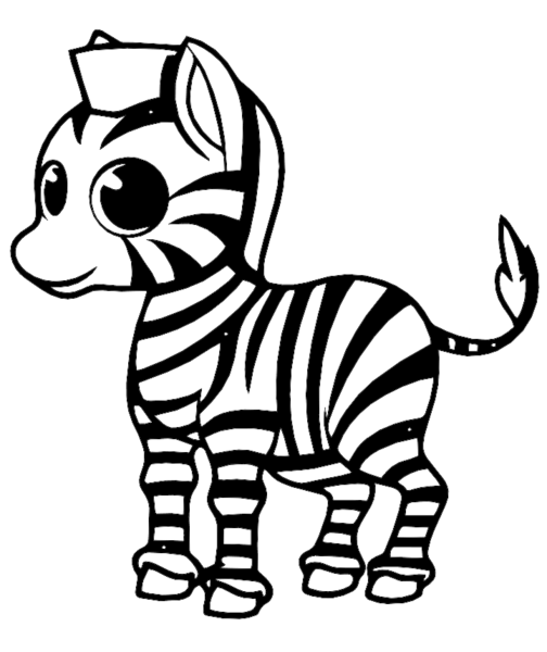Pannello artistico da parete in metallo / decorazione - Zebra kid