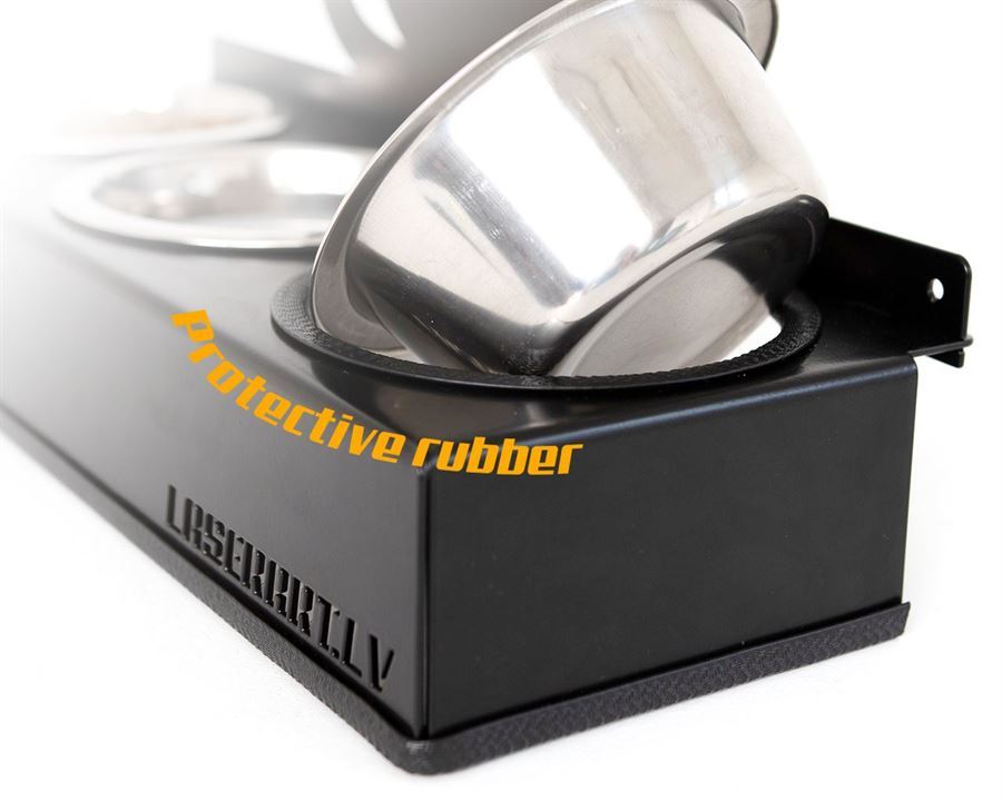 3-Bowl Dog Feeder, Maltese Dog breed, Raised Feeding Station